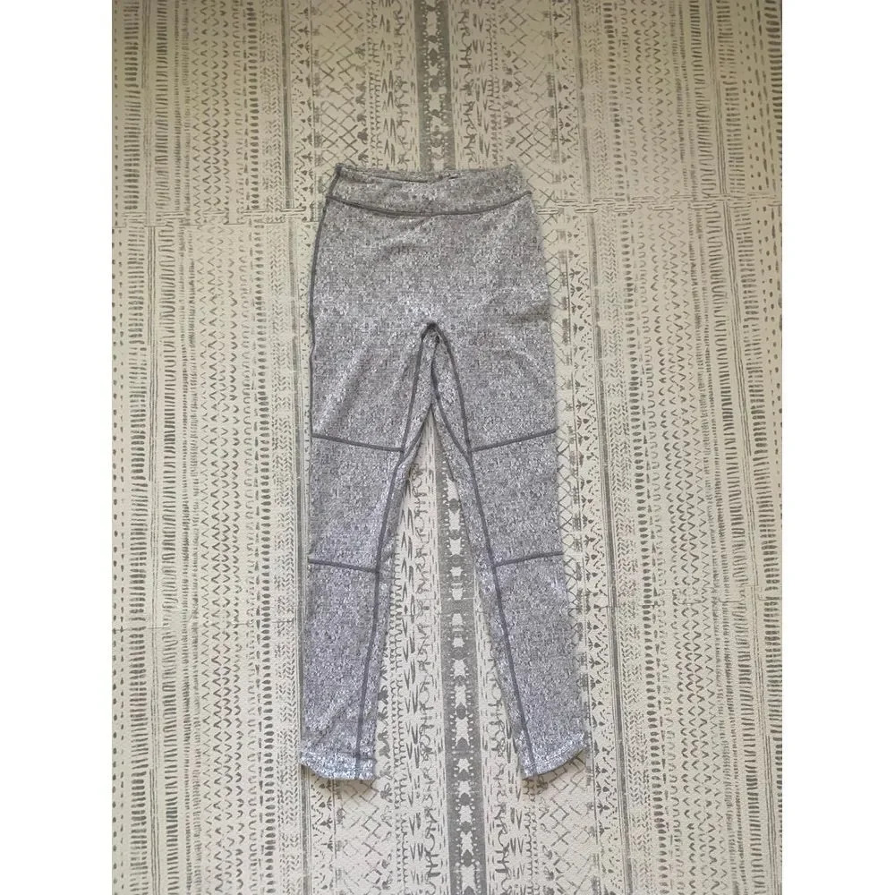 🌸 clearance Gymshark fleur texture leggings gray
